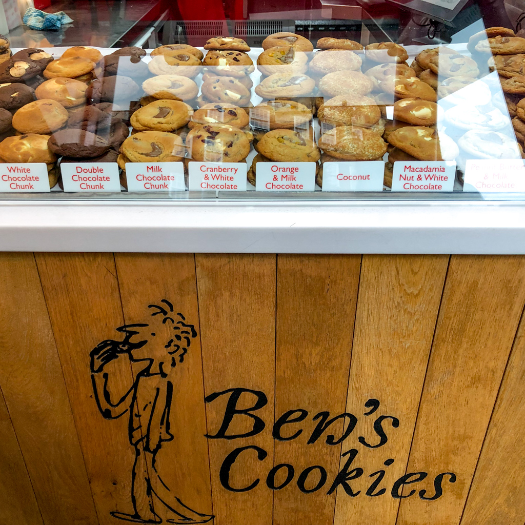 עוגיות שוקלד צ׳יפס לונדון Bens Cookies